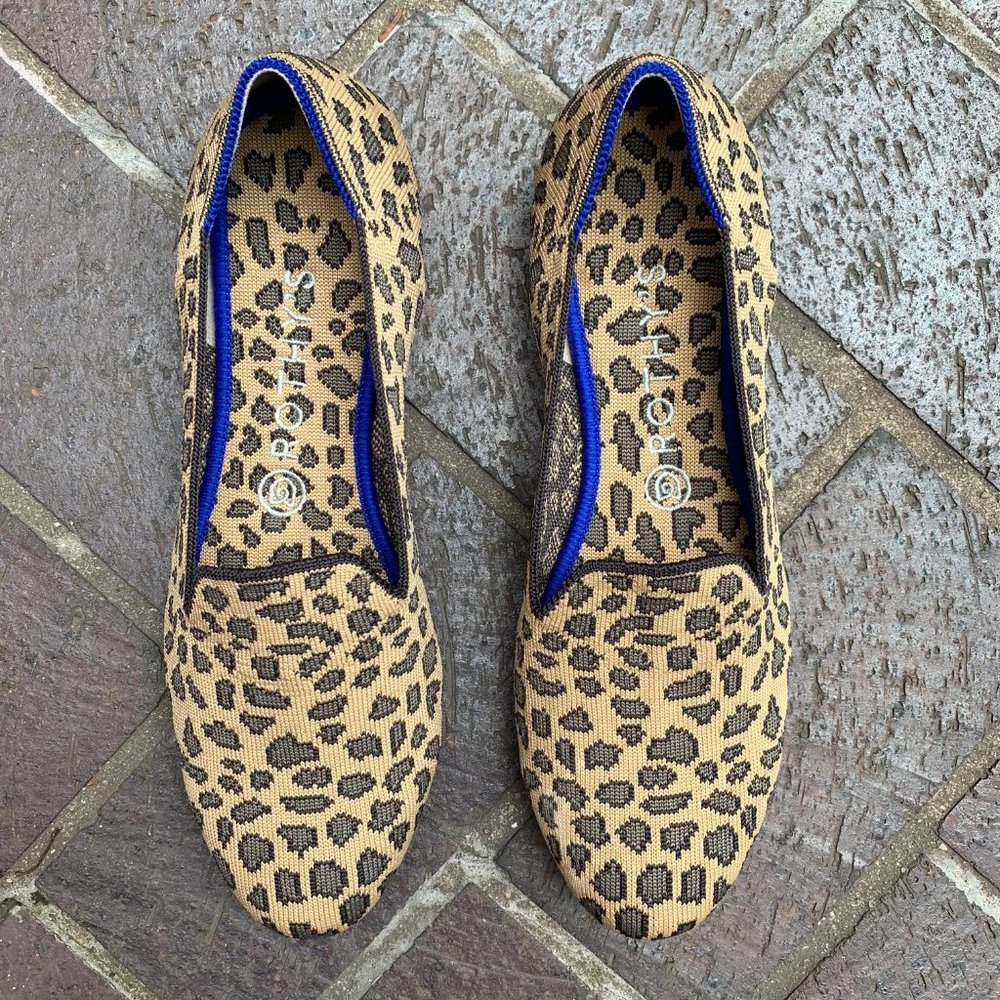 Rothy's The Loafer | Spotted Leopard Print Sz 9.5